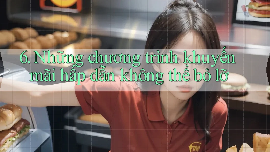 6. Những chương trình khuyến mãi hấp dẫn không thể bỏ lỡ