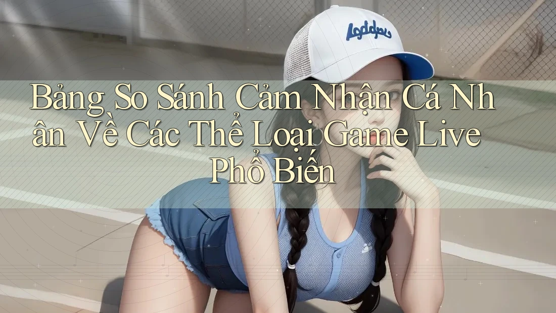 Bảng So Sánh Cảm Nhận Cá Nhân Về Các Thể Loại Game Live Phổ Biến Bảng So Sánh Cảm Nhận Cá Nhân Về Các Thể Loại Game Live Phổ Biến