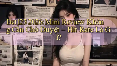 Bet123 2026 mini review không cần chờ duyệt hit rate là gì