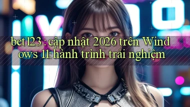 bet123 cập nhật 2026 trên Windows 11 hành trình trải nghiệm