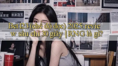 Bet123 (chế độ dọc) 2025 review sâu chỉ 30 giây RNG là gì
