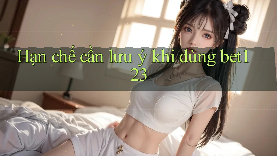 Hạn chế cần lưu ý khi dùng bet123