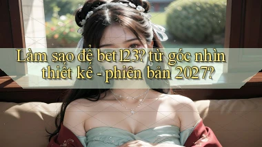 Làm sao để bet123 từ góc nhìn thiết kế   phiên bản 2027