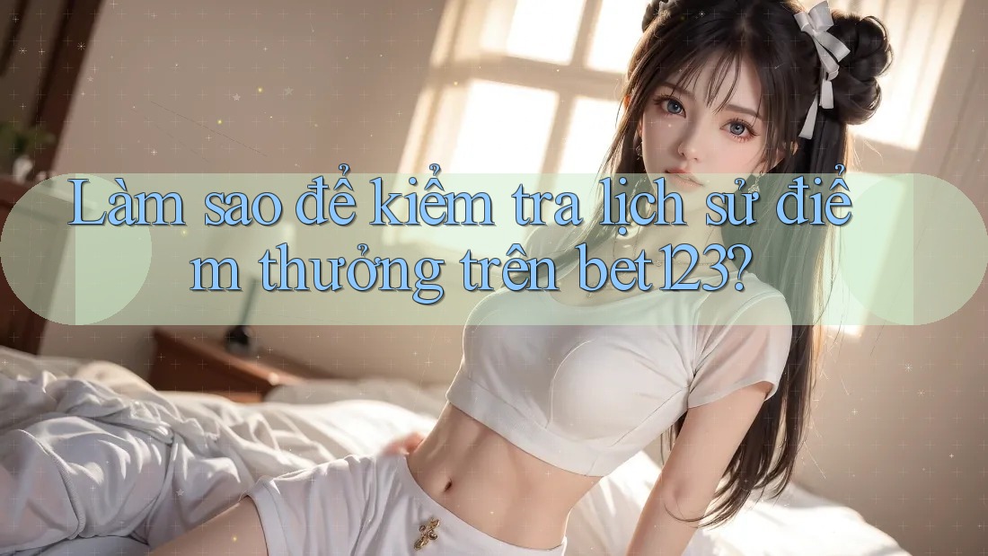 Làm sao để kiểm tra lịch sử điểm thưởng trên bet123?