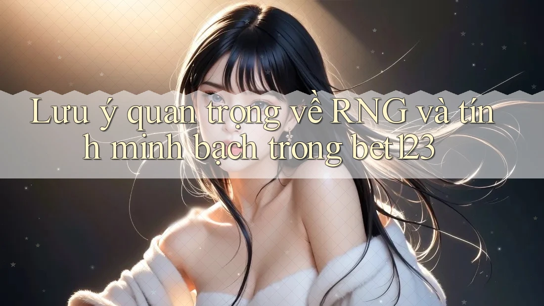 Lưu ý quan trọng về RNG và tính minh bạch trong bet123