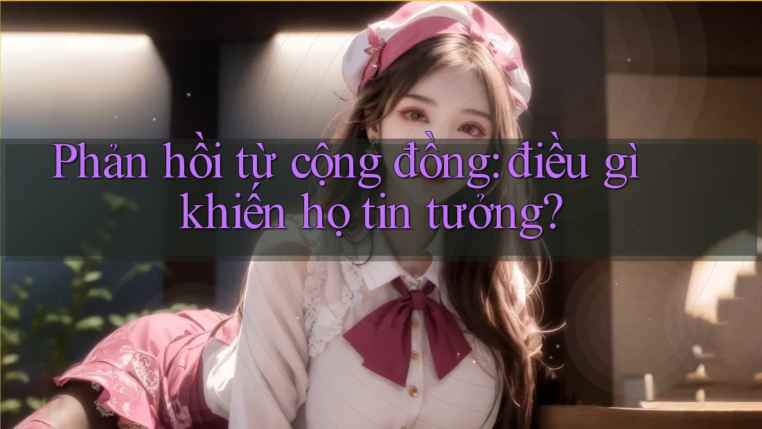 Phản hồi từ cộng đồng: điều gì khiến họ tin tưởng? Phản hồi từ cộng đồng: điều gì khiến họ tin tưởng?