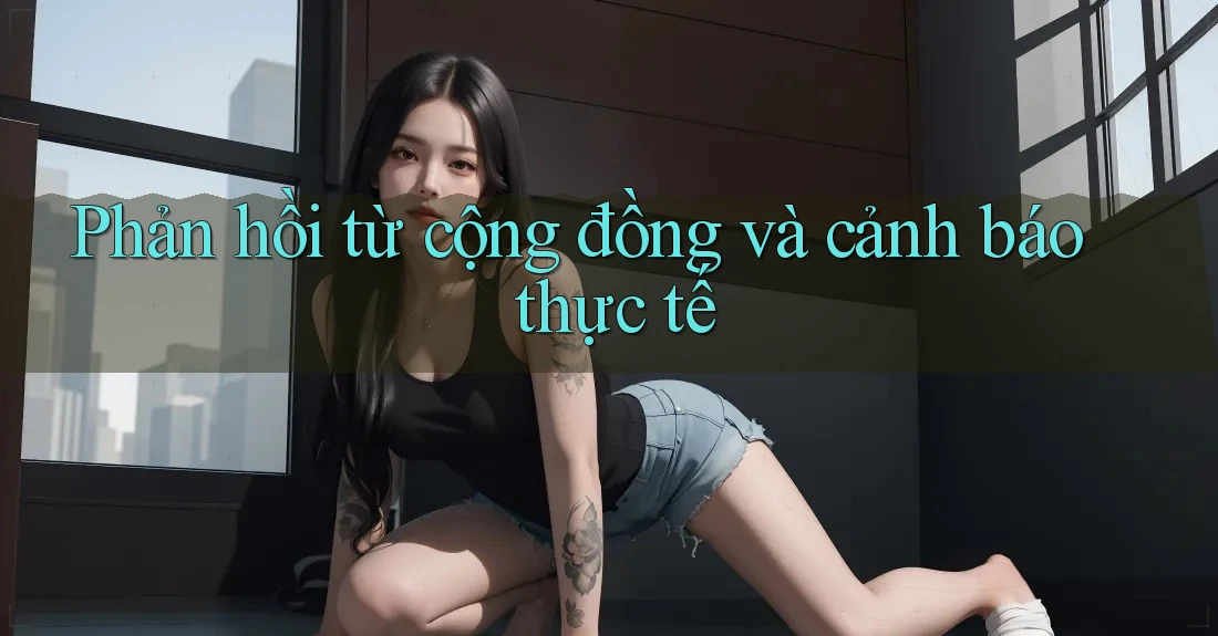 Phản hồi từ cộng đồng và cảnh báo thực tế