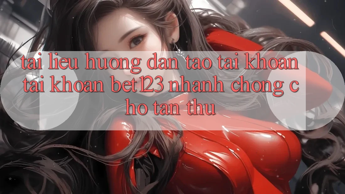 Tài liệu hướng dẫn Tạo tài khoản Tài Khoản bet123 Nhanh chóng Cho Tân Thủ Tài liệu hướng dẫn Tạo tài khoản Tài Khoản bet123 Nhanh chóng Cho Tân Thủ