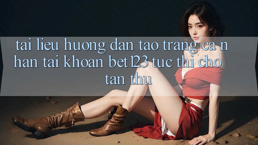 Tài liệu hướng dẫn Tạo trang cá nhân Tài Khoản bet123 Tức thì Cho Tân Thủ