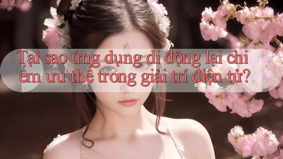 Tại sao ứng dụng di động lại chiếm ưu thế trong giải trí điện tử?