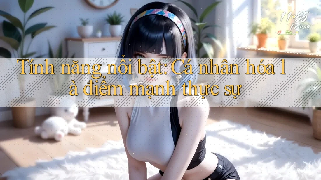 Tính năng nổi bật: Cá nhân hóa là điểm mạnh thực sự Tính năng nổi bật: Cá nhân hóa là điểm mạnh thực sự