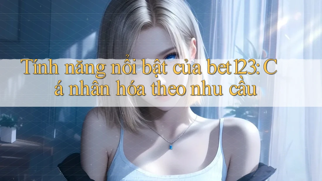 Tính năng nổi bật của bet123: Cá nhân hóa theo nhu cầu