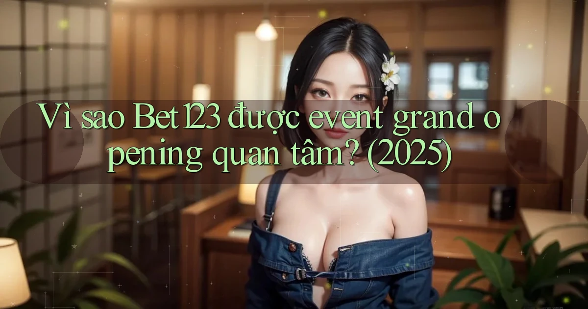 Vì sao Bet123 được event grand opening quan tâm (2025)